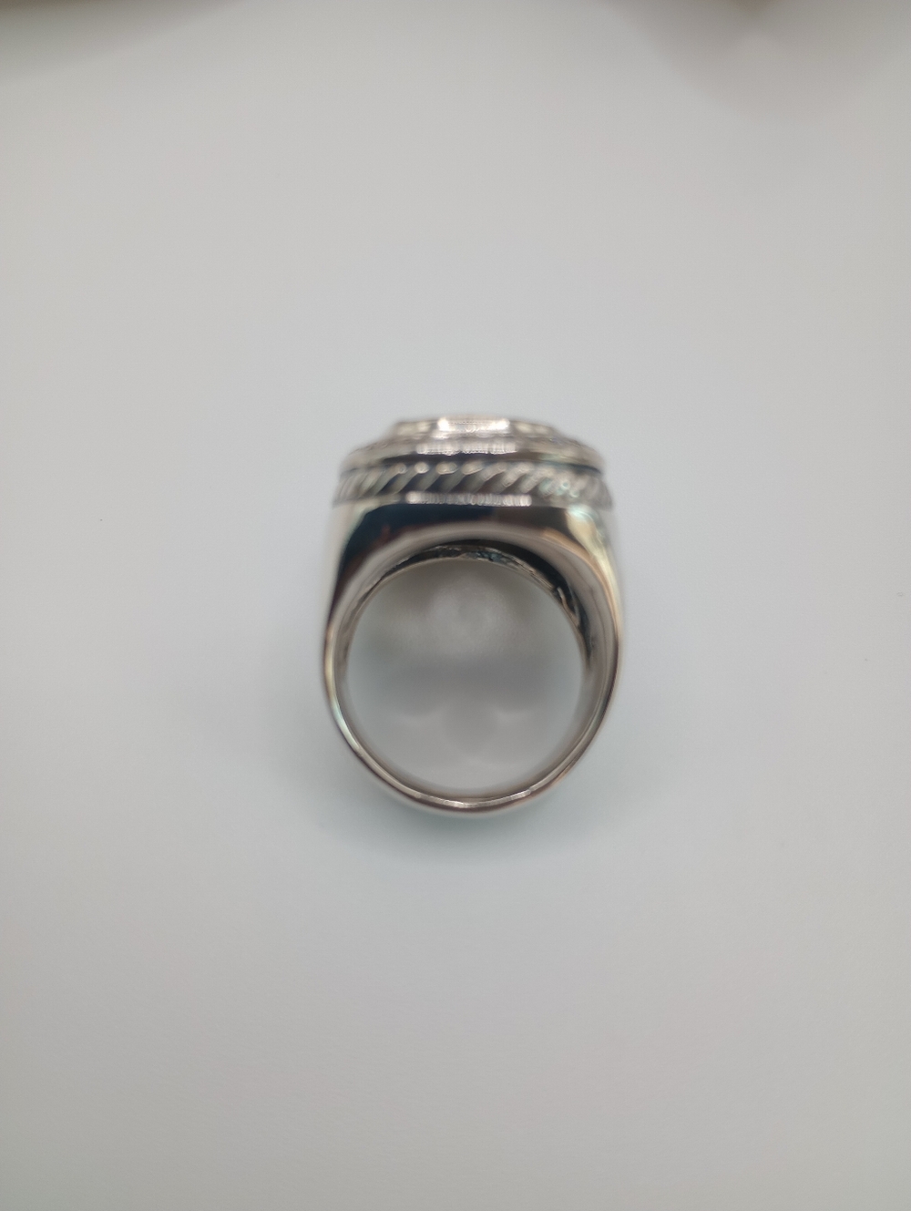 David Yurman Champagne & Diamond Albion Ring Size 7 - Picture 3 of 15
